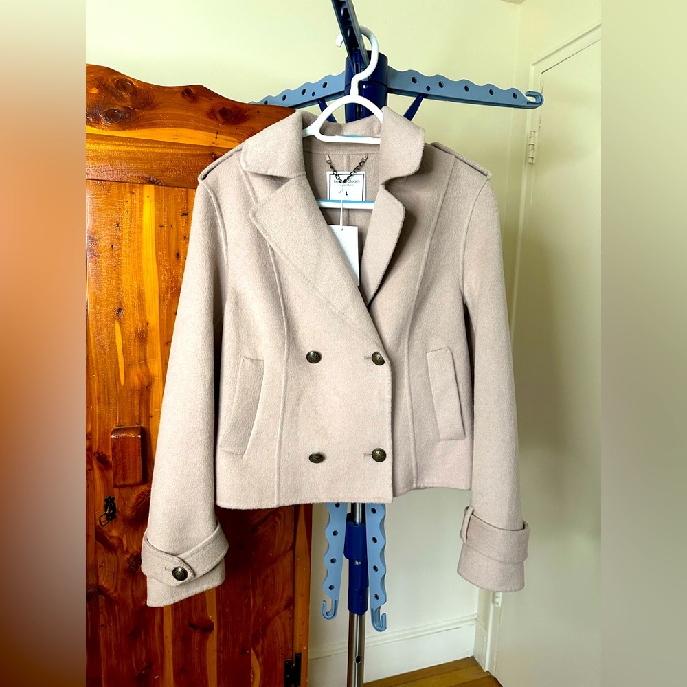 Belle-Bloom peacoat, better off military peacoat style.